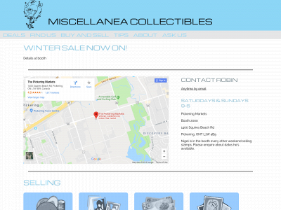 miscelcollectibles.com snapshot