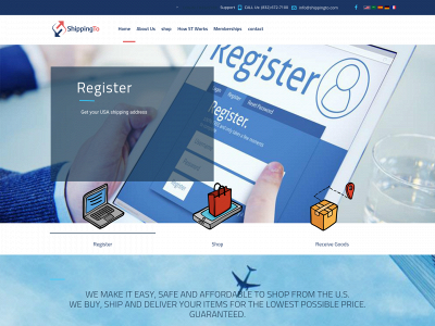 shippingto.com snapshot