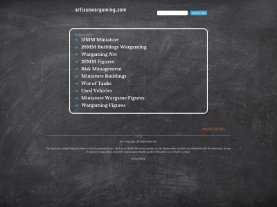 www.artisanwargaming.com snapshot