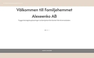 familjehemmetalexeenko.se snapshot