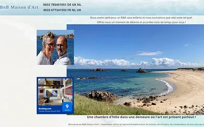 bnbmaisondart.fr snapshot
