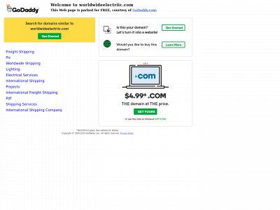 worldwideelectriic.com snapshot