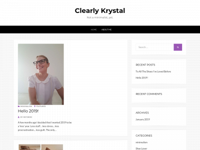 clearlykrystal.com snapshot
