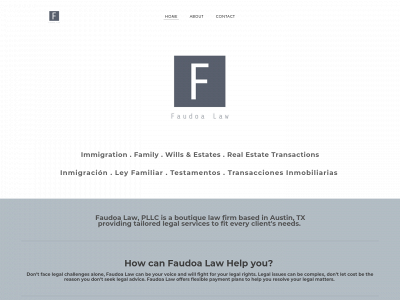 faudoalaw.com snapshot