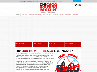 chicagohousinginitiative.org snapshot