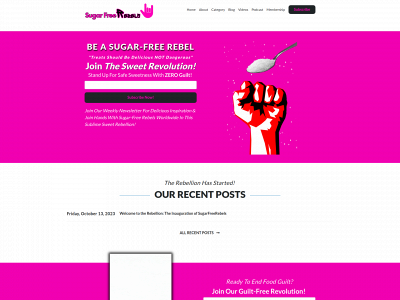 sugarfreerebels.co.uk snapshot