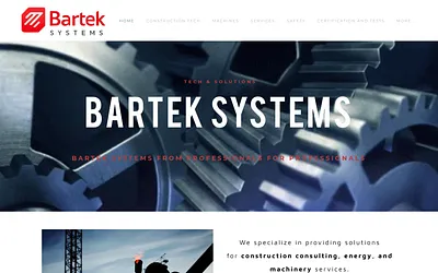 www.bartek.systems snapshot