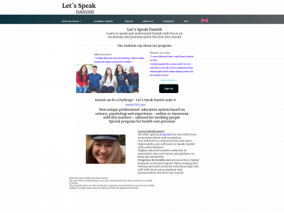 letsspeak.dk snapshot