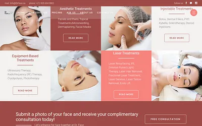 drface.ca snapshot