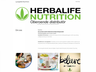ljungskilenutrition.se snapshot