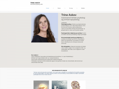 psykologtrineaskov.dk snapshot