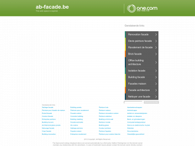 ab-facade.be snapshot