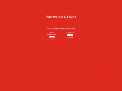 peterpan.se snapshot