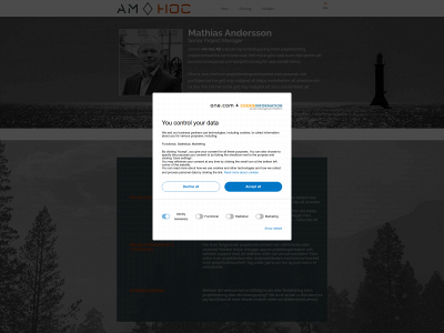 amhoc.se snapshot
