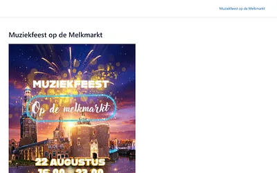 muziekfeestopdemelkmarkt.nl snapshot