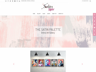 thesatinpalette.com snapshot