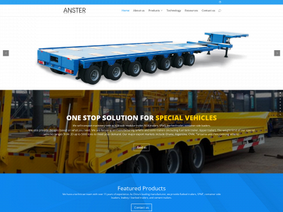 anstertrailer.com snapshot