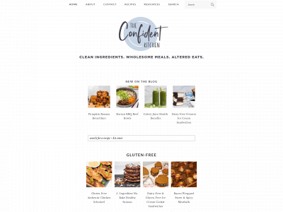 theconfidentkitchen.com snapshot