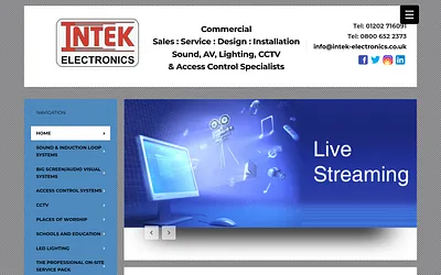 intek-electronics.co.uk snapshot