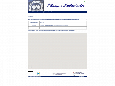85150petanquemathurinoise.fr snapshot