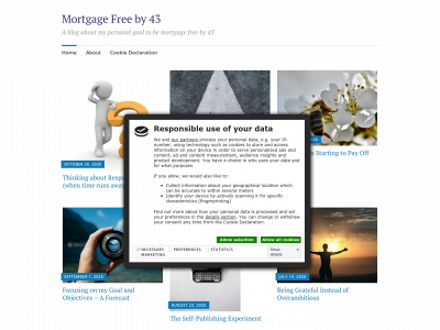 mortgagefreeby43.com snapshot