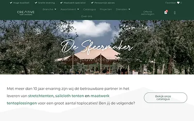 creativetentsystems.be snapshot
