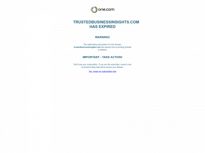 trustedbusinessinsights.com snapshot