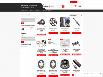 motorcycleparts.se snapshot