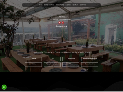 www.restaurantelaabuelasanta.com snapshot