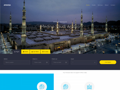 amanatravelandtours.com snapshot