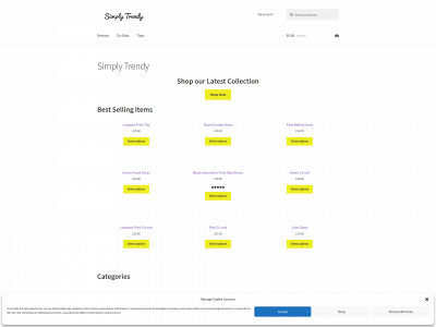 simplytrendy.net snapshot