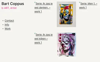 bartcoppus.nl snapshot