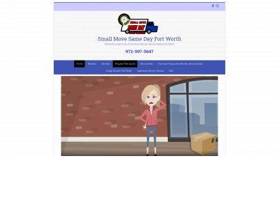 smallmovesamedayfortworth.com snapshot