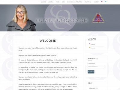 quantumcoach.nu snapshot