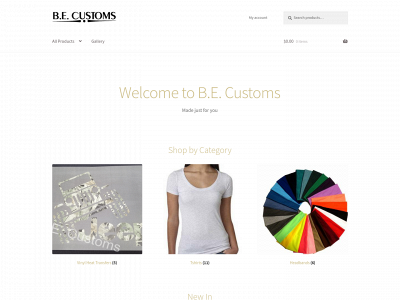 becustoms.com snapshot