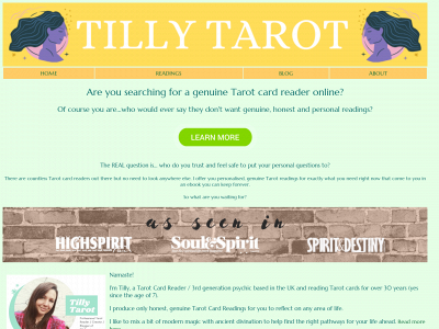 www.tillytarot.com snapshot