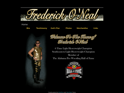 frederickoneal.com snapshot