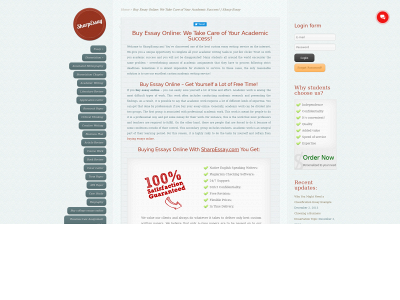 sharpessay.com snapshot