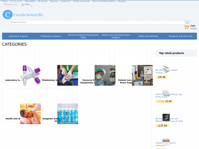 cavalascientific.com snapshot