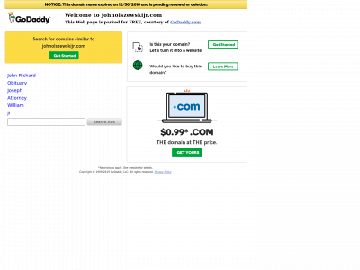 johnolszewskijr.com snapshot