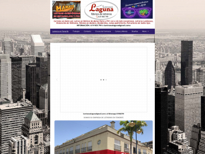 luminososlaguna.es snapshot