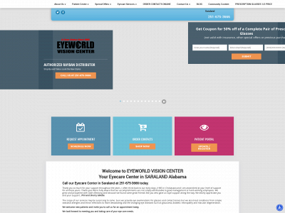 eyeworldvision.com snapshot