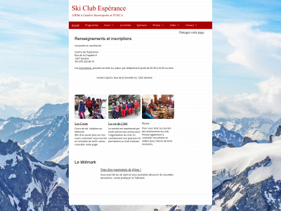 scesperance.ch snapshot