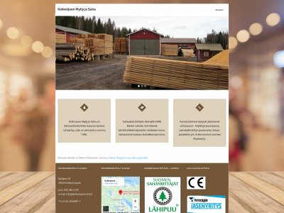 kolkonjoensaha.fi snapshot