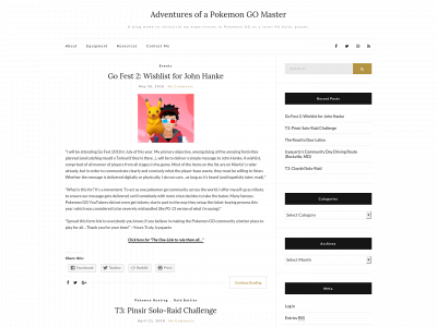 thepogoadventurer.com snapshot