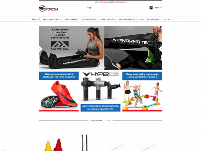 sportija.lt snapshot