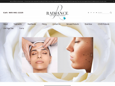 radiancelaserclinic.com snapshot