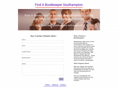 findabookkeepersouthampton.co.uk snapshot
