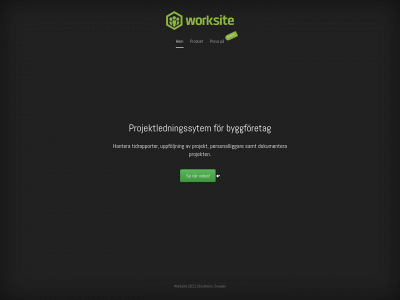 worksite.se snapshot