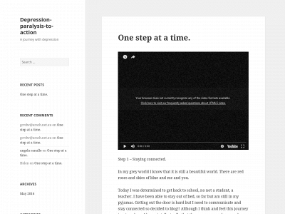 depression-paralysis-to-action.com snapshot